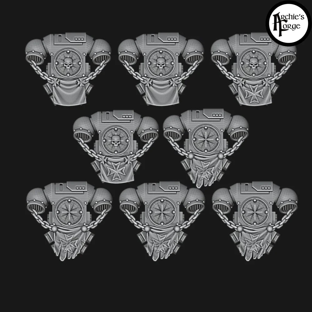 Robed Incursor/Infiltrator Backpacks - Legio Templaris - Set of 8 - Archies Forge