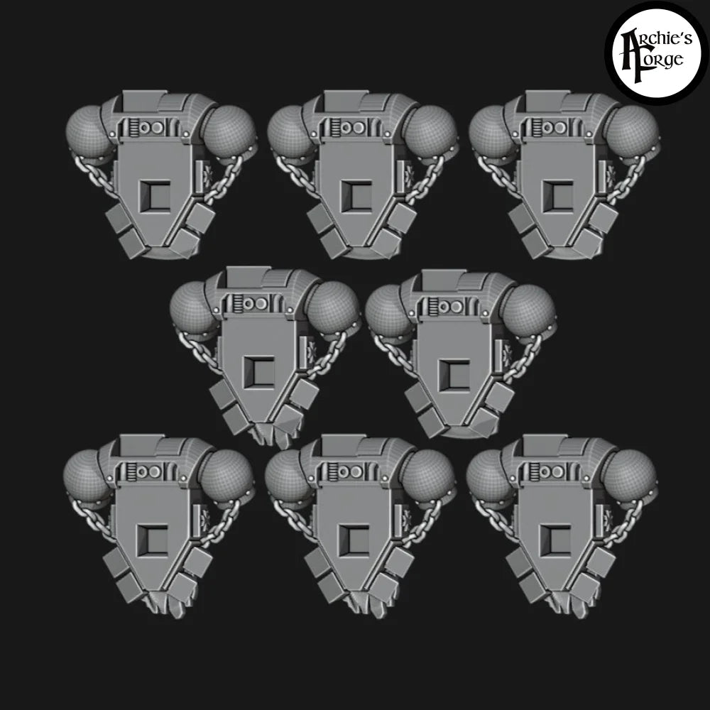 Robed Incursor/Infiltrator Backpacks - Legio Templaris - Set of 8 - Archies Forge