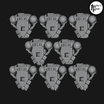 Robed Incursor/Infiltrator Backpacks - Legio Templaris - Set of 8 - Archies Forge