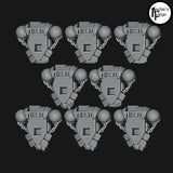 Robed Incursor/Infiltrator Backpacks - Legio Templaris - Set of 8 - Archies Forge