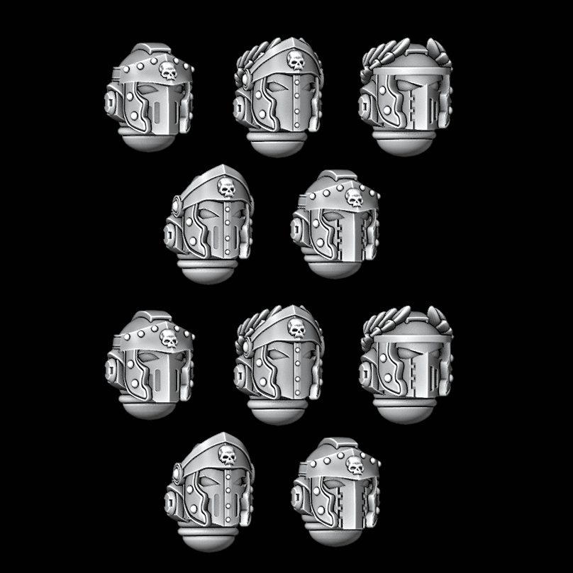 Roman Helmets - Legio Ultra - Set of 10 - Archies Forge