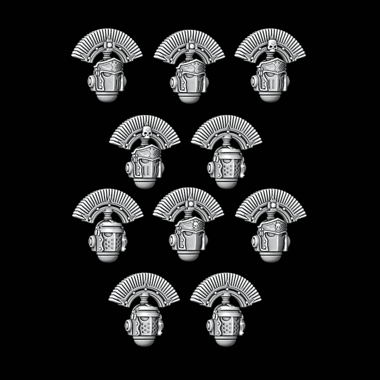Roman Legionary Centurion Helmets - Legio Ultra - Set of 10 - Archies Forge