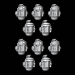Roman Legionary Veteran Small Crested Helmets - Legio Ultra - Set of 10 - Archies Forge