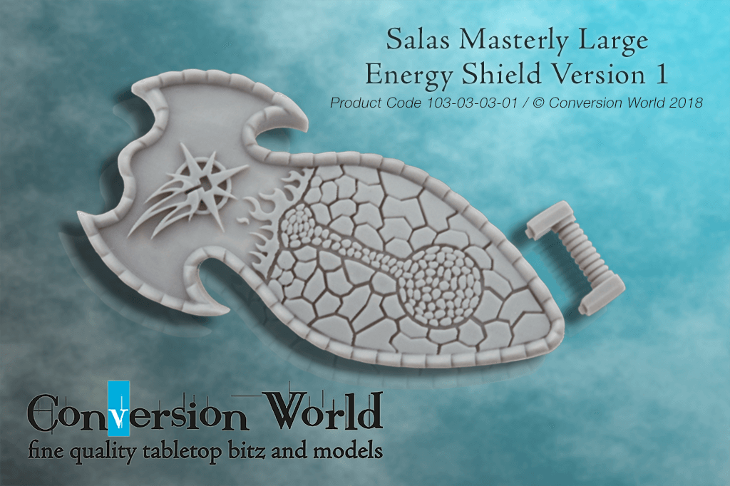 Salas Masterly Large Energy Shield Version 1 (Left Hand) X 1 - Archies Forge