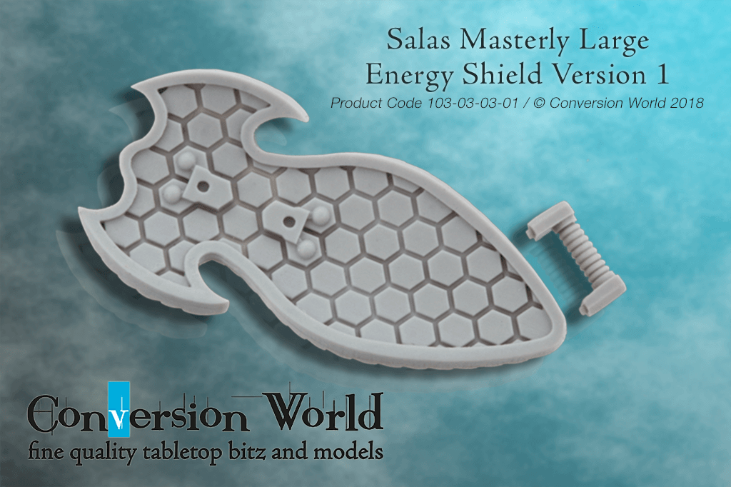 Salas Masterly Large Energy Shield Version 1 (Left Hand) X 1 - Archies Forge