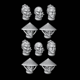 Samurai Heads - Set of 10 - Archies Forge