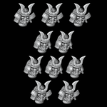 Samurai Helmets - Set of 10 - Archies Forge
