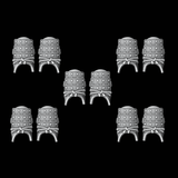 Samurai Style Terminator Shin Plates - Set of 5 - Archies Forge