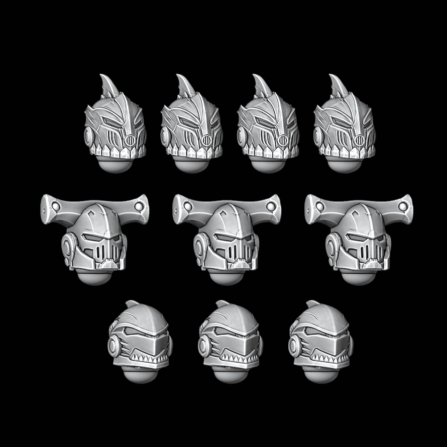 Shark Helmets - Legio Carcharodon - Set of 10 - Archies Forge