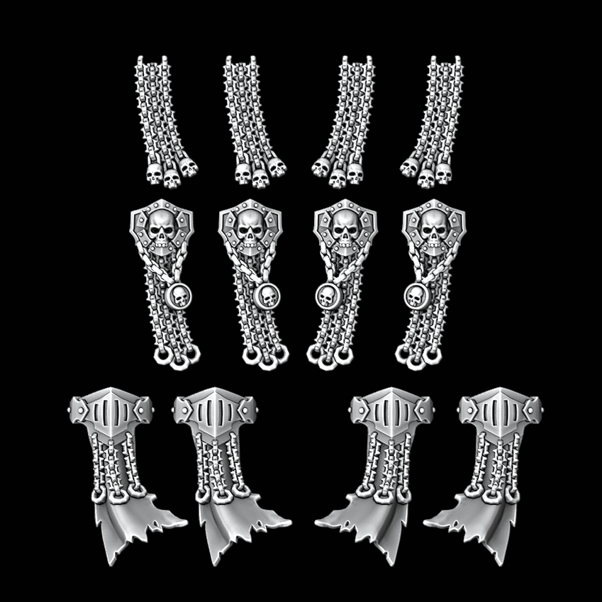 Skull and Chain Loincloths - Set of 12 - Archies Forge