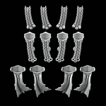 Skull and Chain Loincloths - Set of 12 - Archies Forge