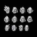 Skull and Flame Heads - Set of 12 - Archies Forge