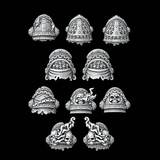 Skull and Flame Shoulder Pads - Set of 10 - Archies Forge