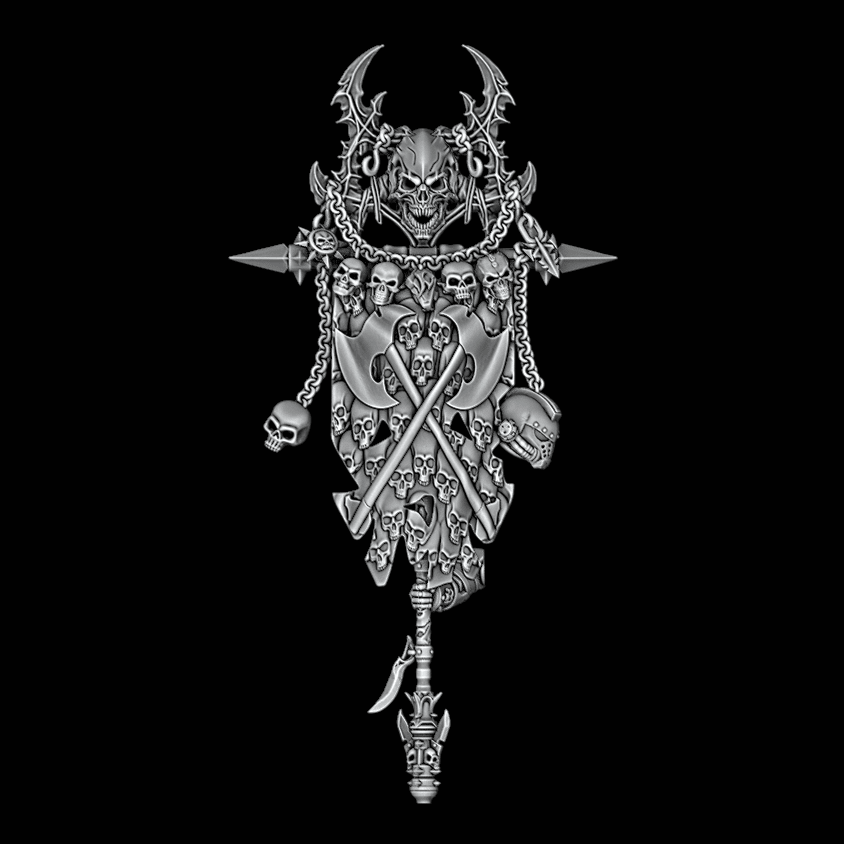Skull Banner - Legio Annihilus - Archies Forge