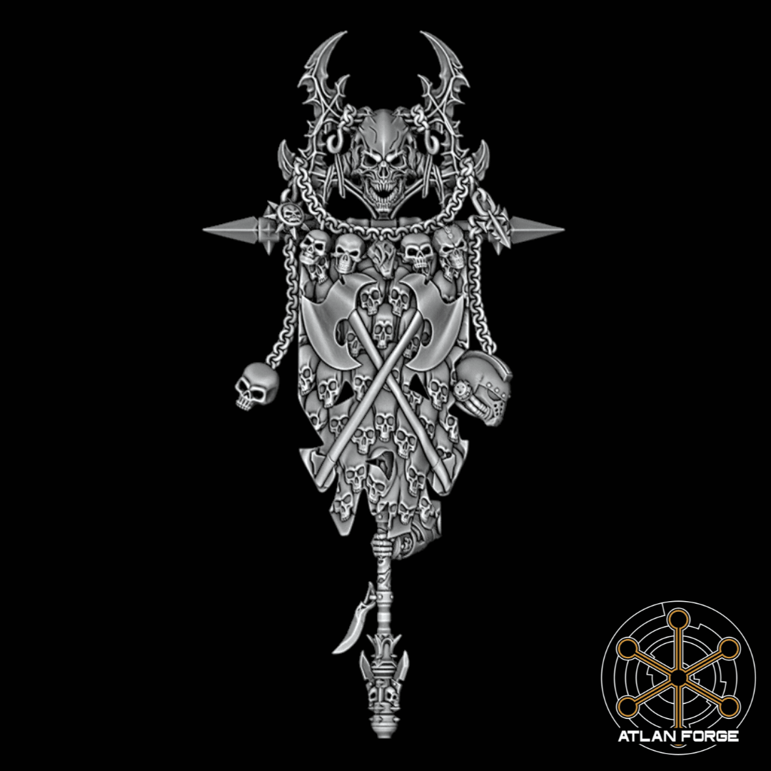 Skull Banner - Legio Annihilus - Archies Forge