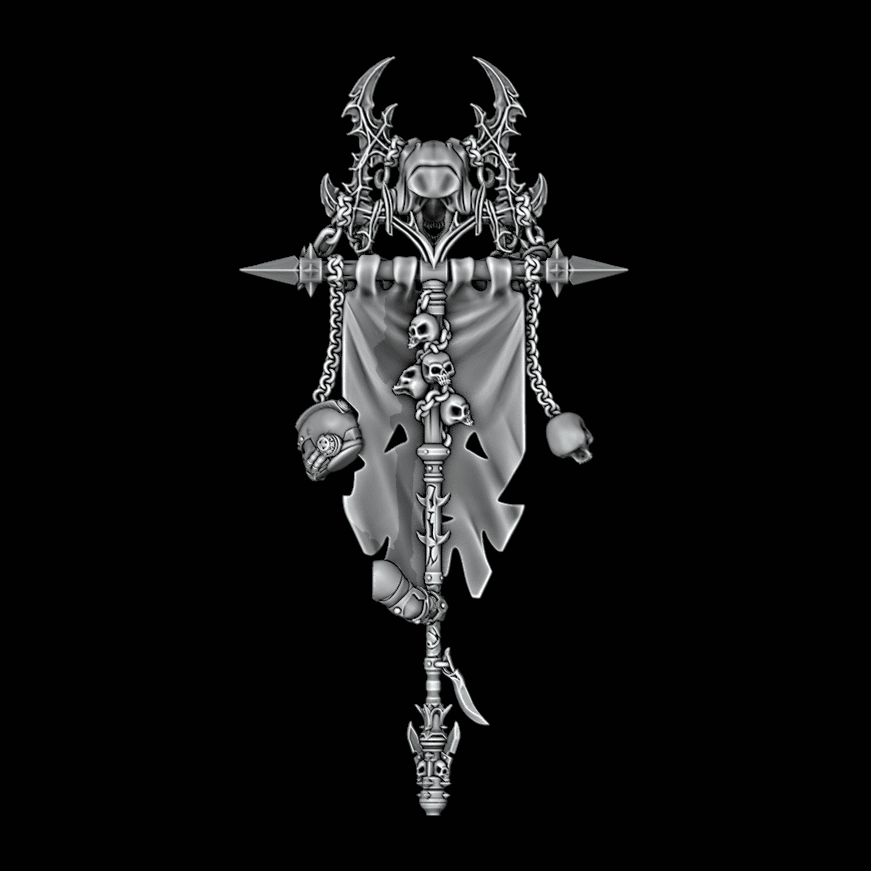 Skull Banner - Legio Annihilus - Archies Forge