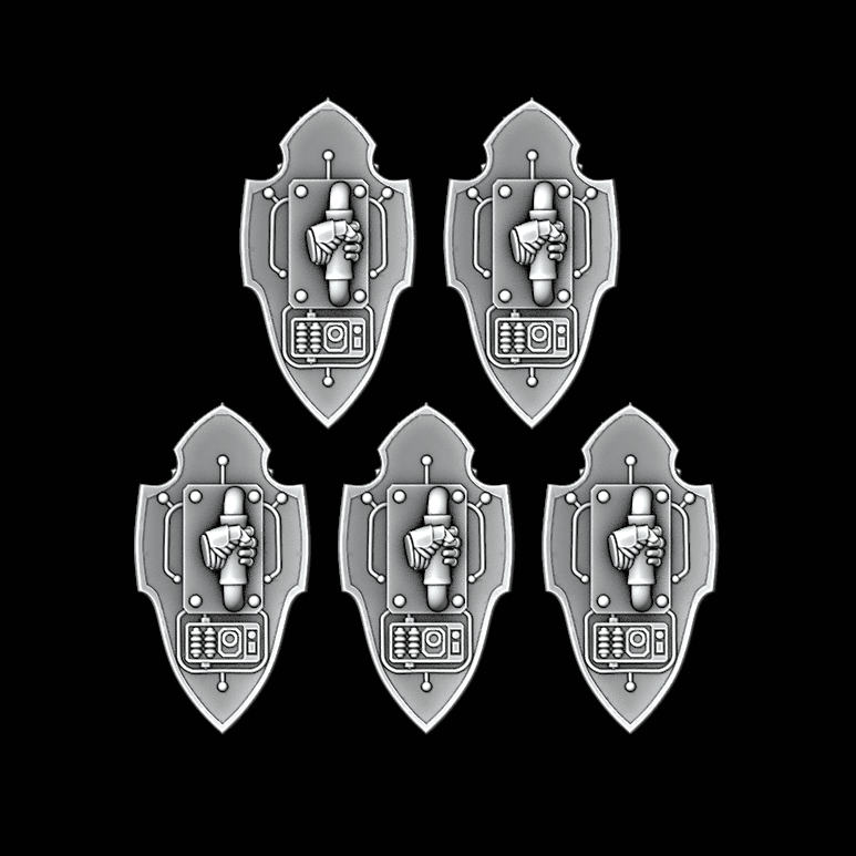 Skull Shields - Set of 5 - Archies Forge