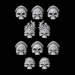 Skull Shoulder Pads - Set of 10 - Archies Forge