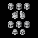 Skull Shoulder Pads - Set of 10 - Archies Forge
