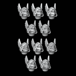 Small Winged Hooded Sallet Helmets - Set of 10 - Archies Forge