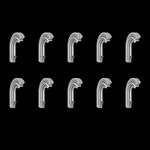 Tall Greek Style Helmet Crests - Design 1 - Set of 10 - Archies Forge