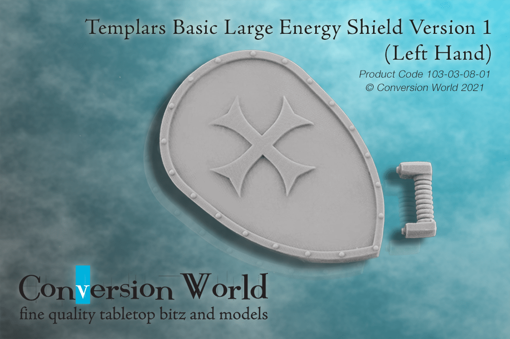 Templars Basic Large Energy Shield Version 1 (Left Hand X 1 - Archies Forge