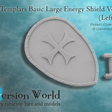 Templars Basic Large Energy Shield Version 1 (Left Hand X 1 - Archies Forge