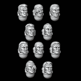 Veteran Marine Heads - Set of 10 - Archies Forge