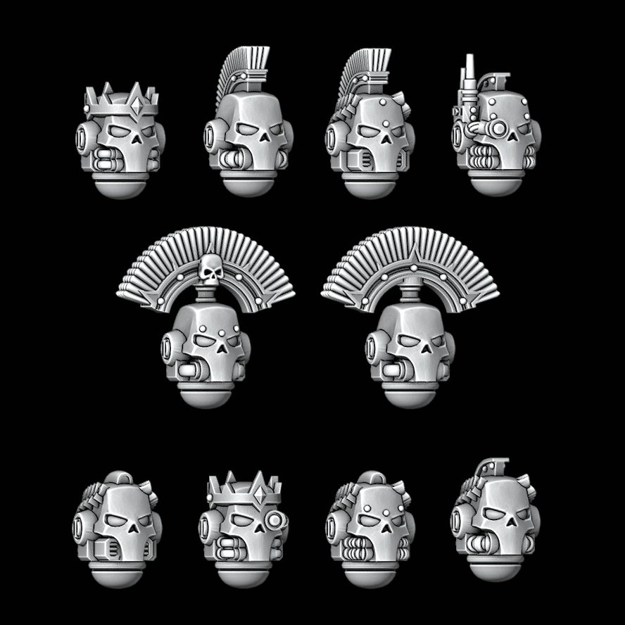 Veteran Skull Helmets - Set of 10 - Archies Forge