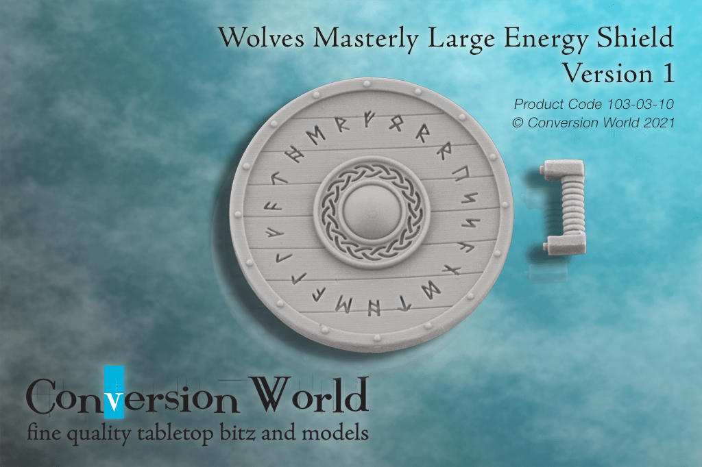Wolves Masterly Large Energy Shield Version 1 X 1 - Archies Forge