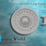 Wolves Masterly Large Energy Shield Version 1 X 1 - Archies Forge