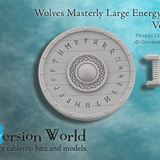 Wolves Masterly Large Energy Shield Version 1 X 1 - Archies Forge