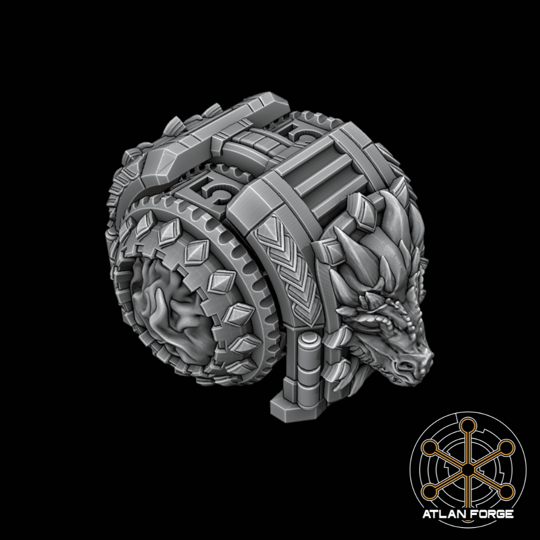 Wound Counter - Dragon - Legio Draconis - Archies Forge