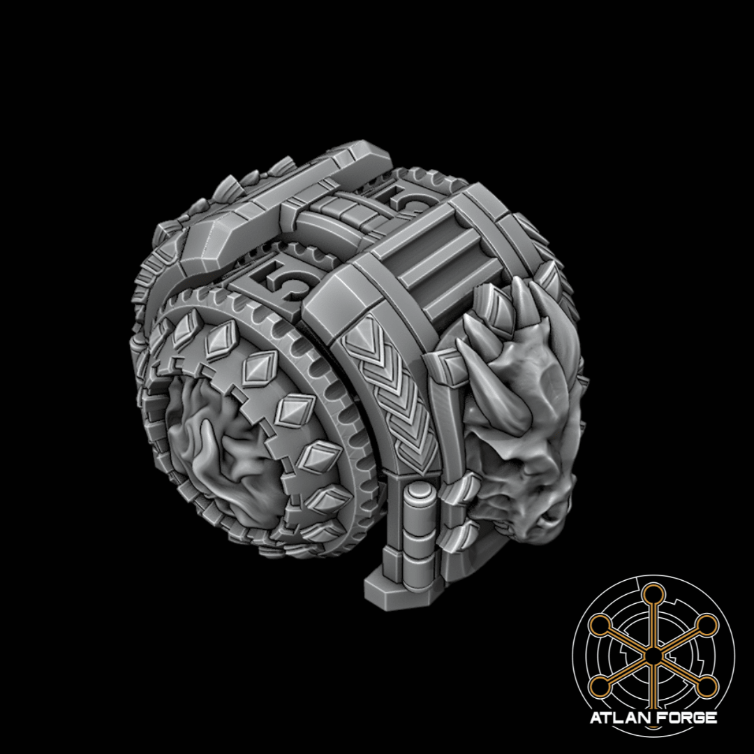 Wound Counter - Dragon Skull - Legio Draconis - Archies Forge