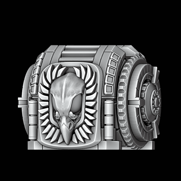 Wound Counter - Legio Aegyptus - Skull - Archies Forge
