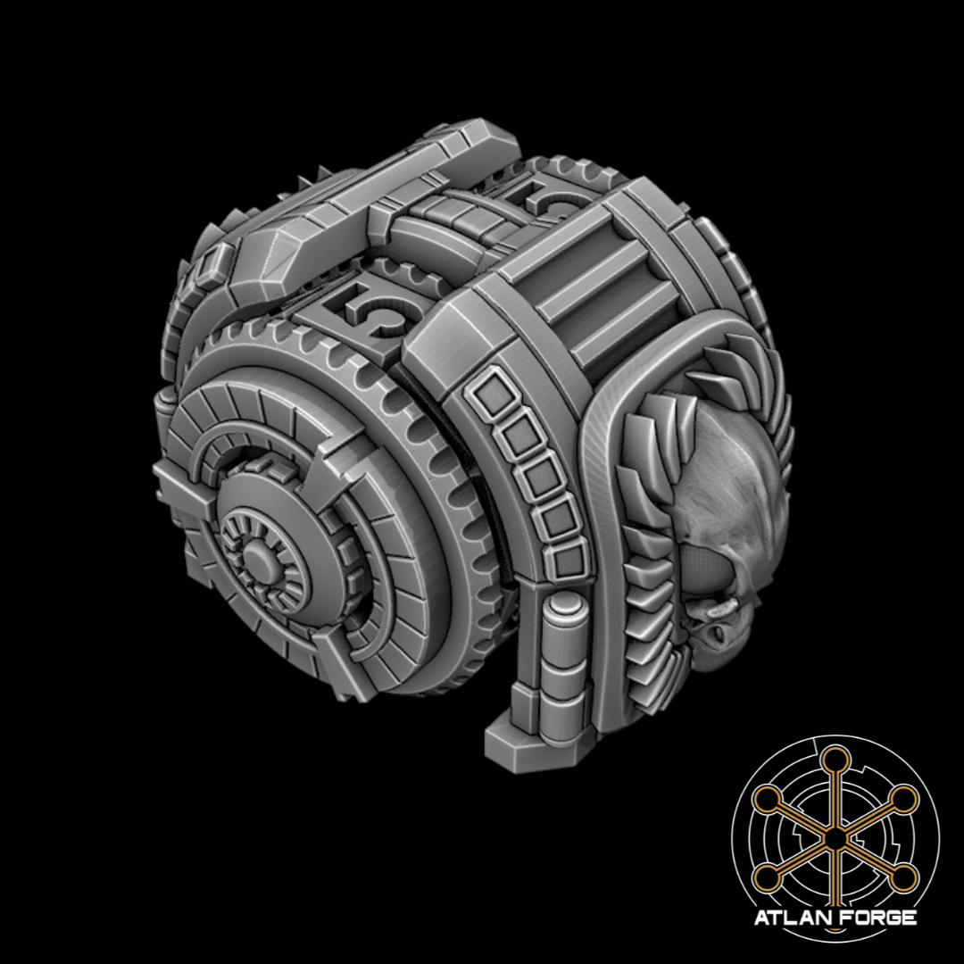 Wound Counter - Legio Aegyptus - Skull - Archies Forge