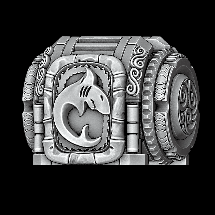 Wound Counter - Shark - Legio Carcaradon - Archies Forge