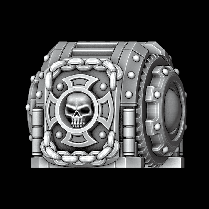 Wound Counter - Templar Skull - Archies Forge
